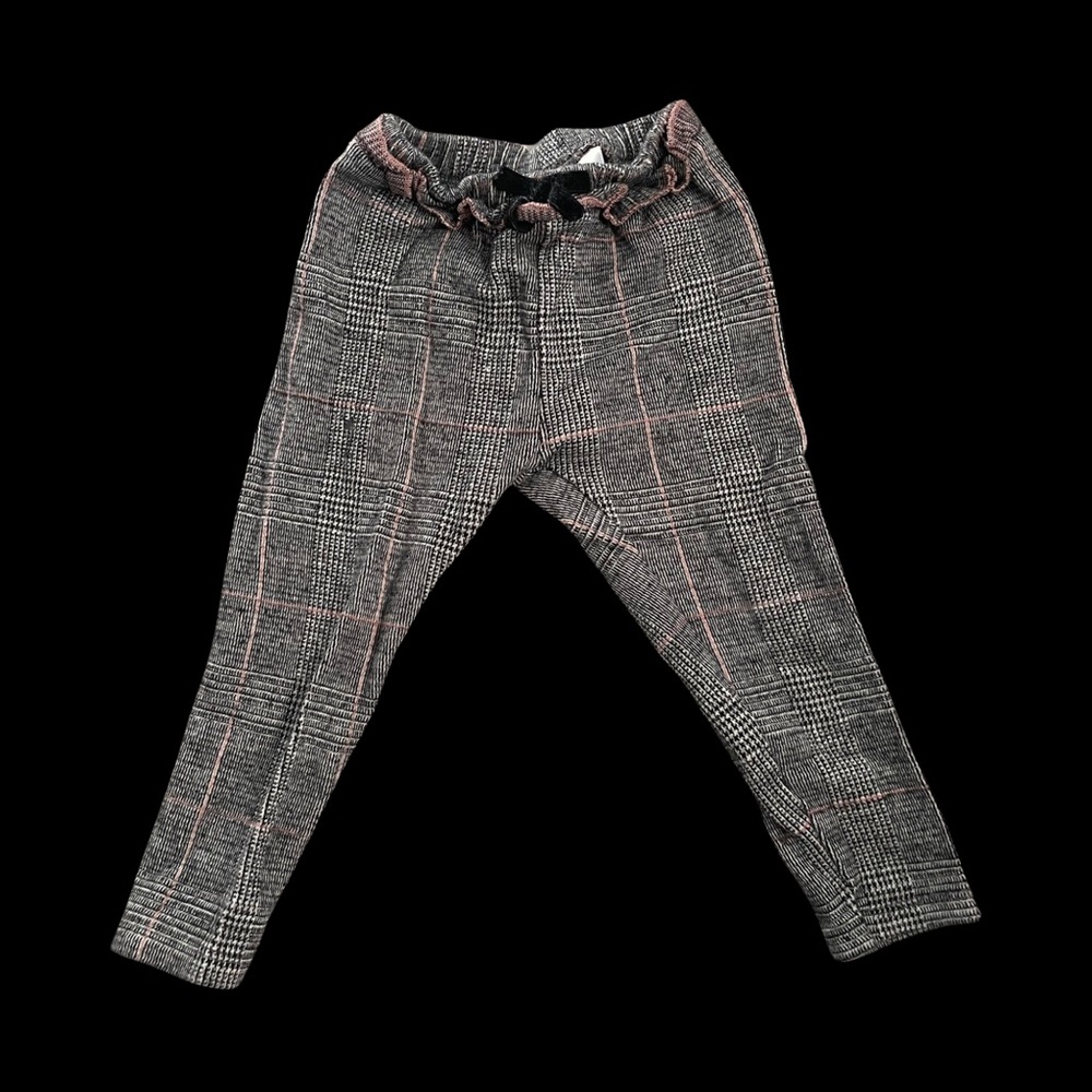GUC Zara Toddler Girls 2/3 Plaid Leggings